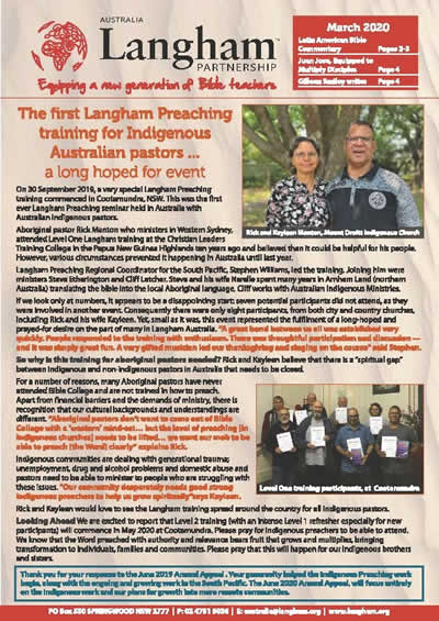 LPA Newsletter March 2020